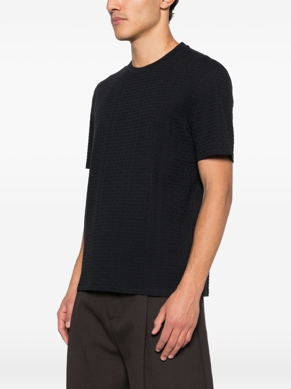 Emporio Armani T-shirts and Polos Blue Cotton