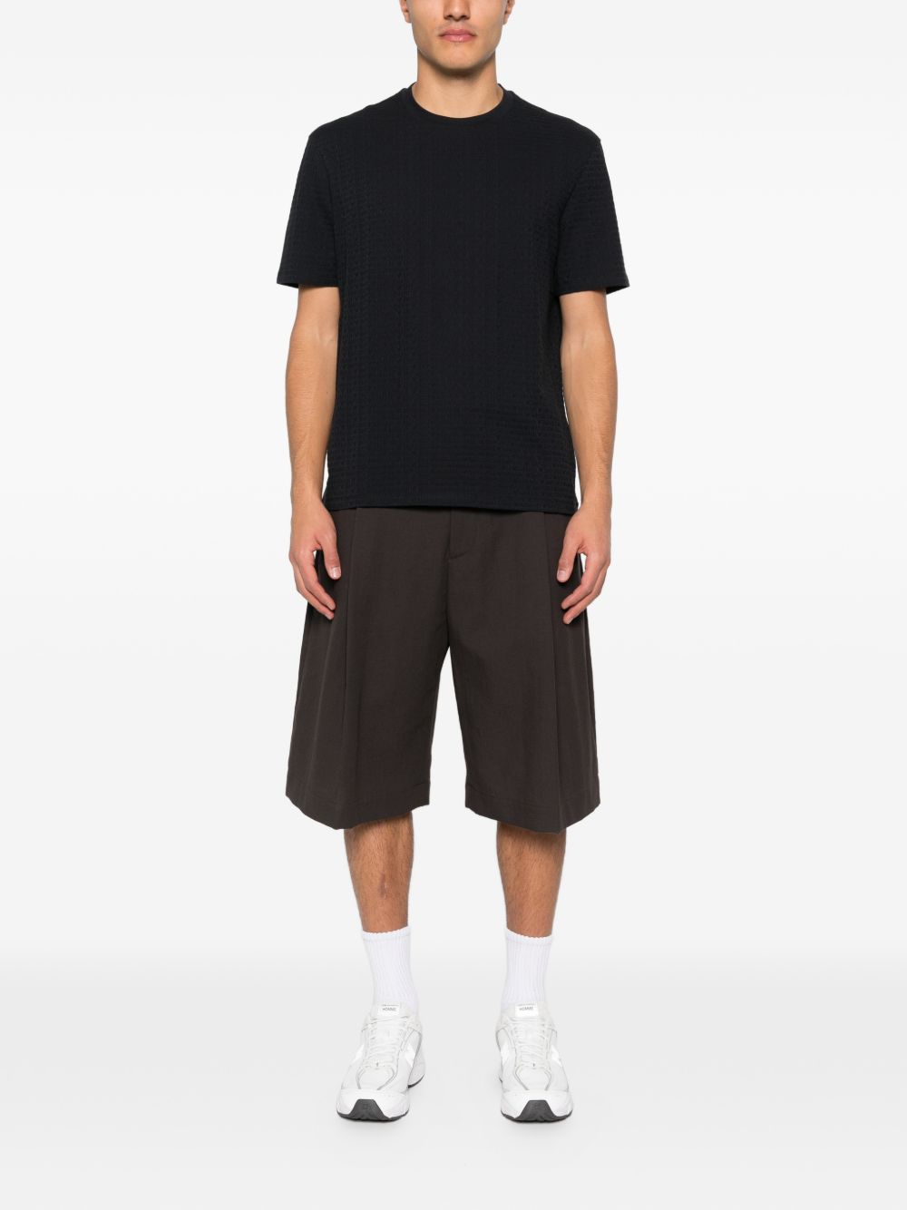 Emporio Armani T-shirts and Polos Blue Cotton