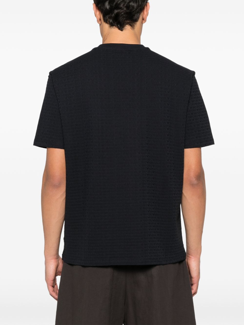Emporio Armani T-shirts and Polos Blue Cotton