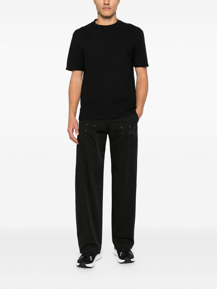 Emporio Armani T-shirts and Polos Black Cotton