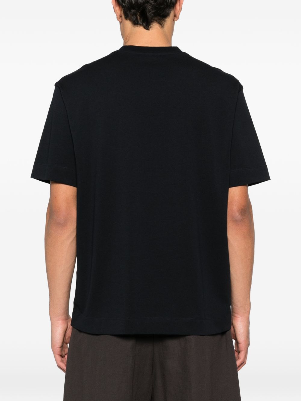 Emporio Armani T-shirts and Polos Blue Cotton