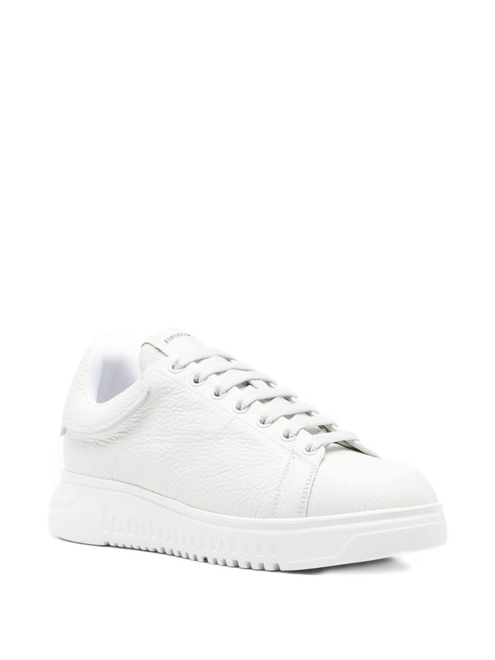 Emporio Armani Sneakers White Bovine Leather
