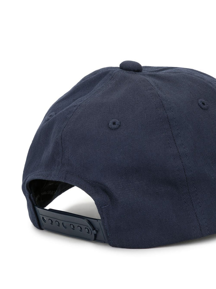 Emporio Armani Hats Blue Cotton