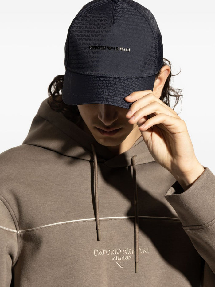 Emporio Armani Hats Blue Polyamide