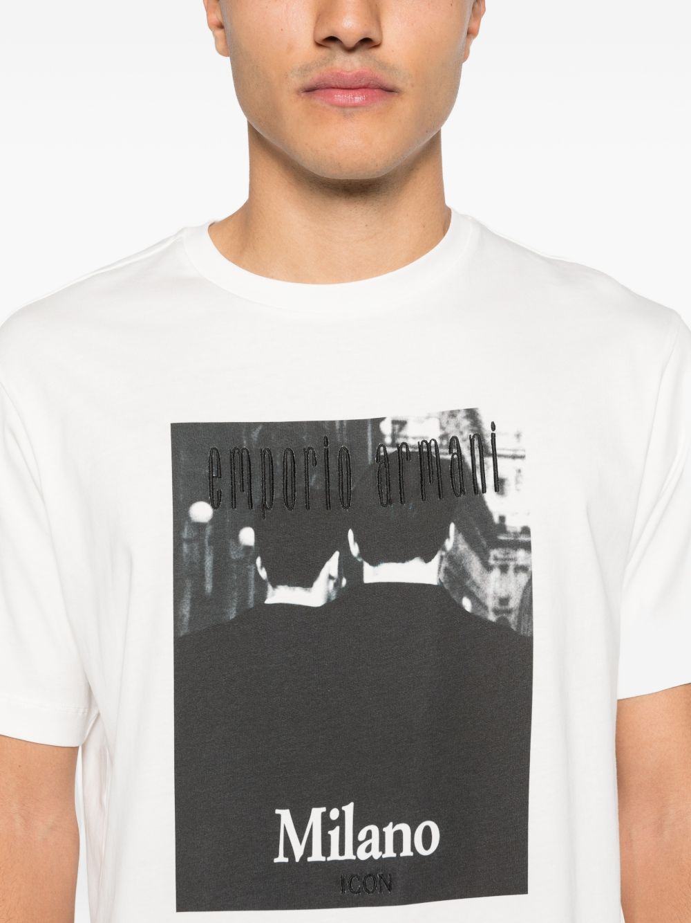 EMPORIO ARMANI CAPSULE PRE T-shirts and Polos White Cotton