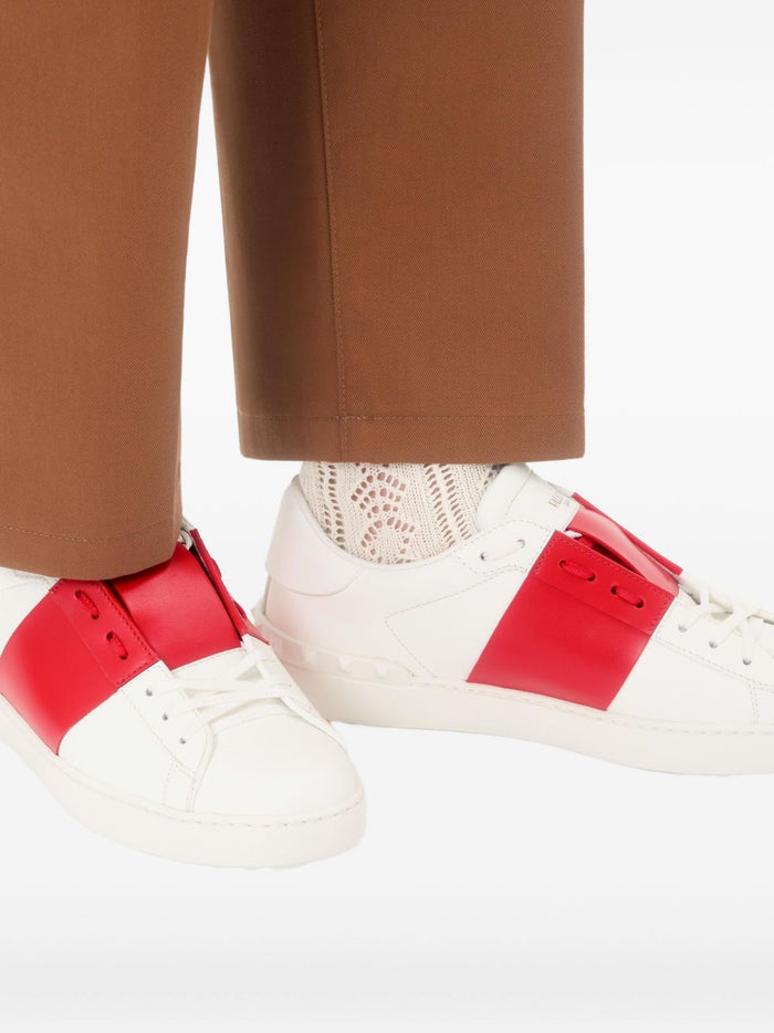 Valentino Garavani Sneakers Red Calf Leather