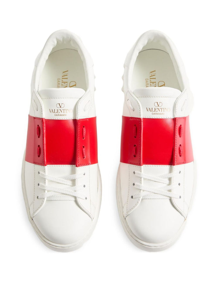 Valentino Garavani Sneakers Red Calf Leather