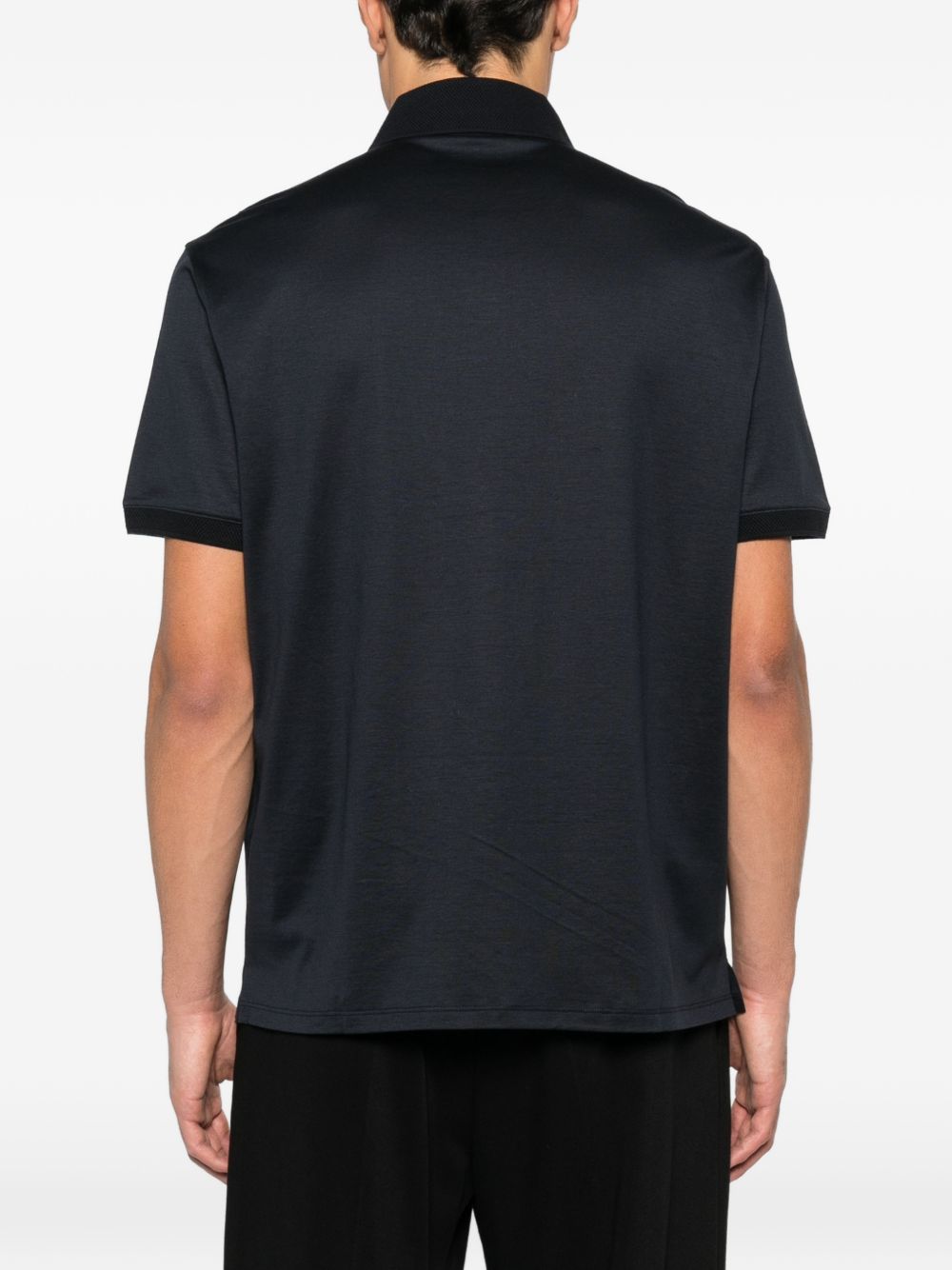 Emporio Armani T-shirts and Polos Blue Lyocell
