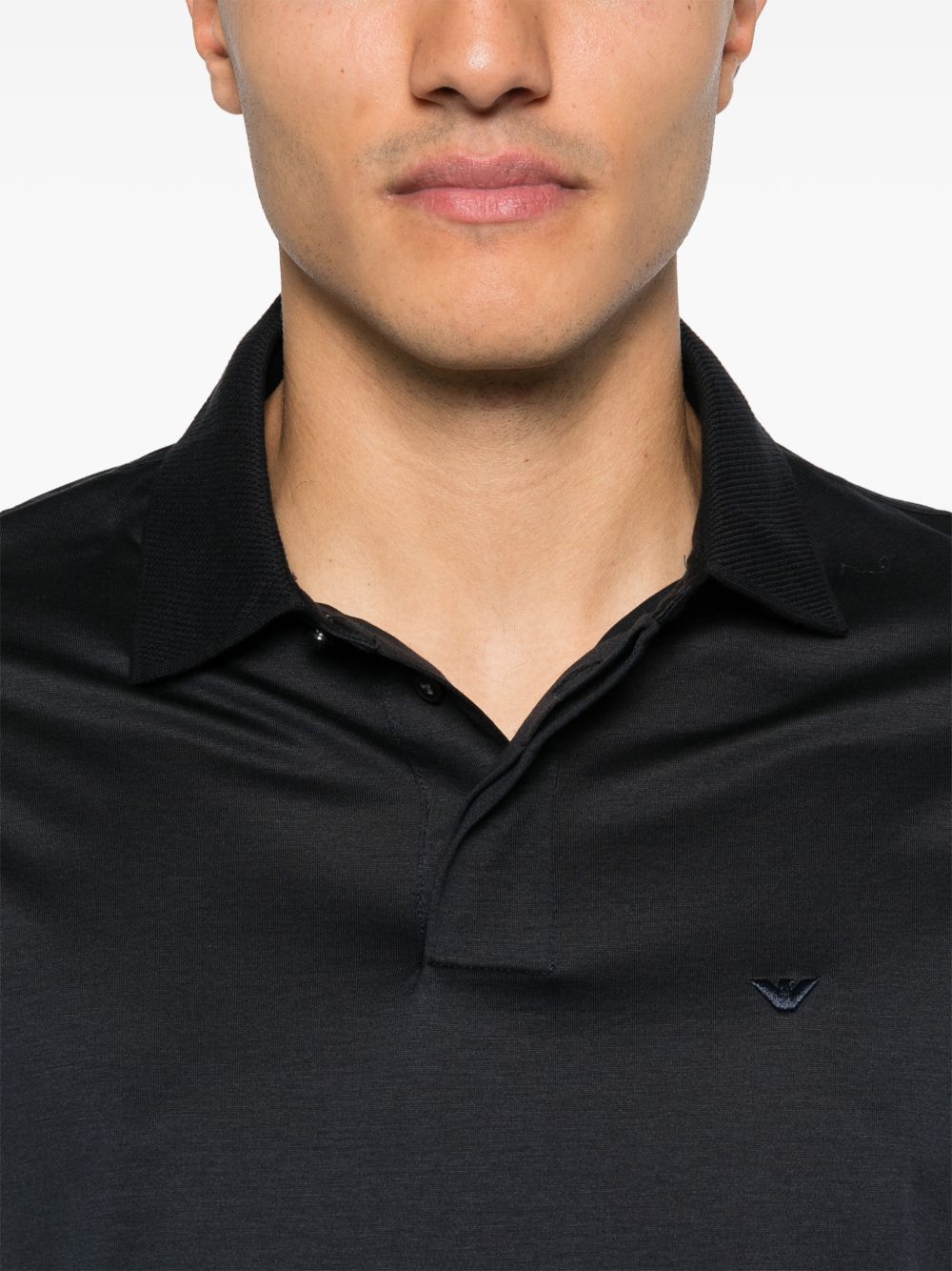 Emporio Armani T-shirts and Polos Blue Lyocell