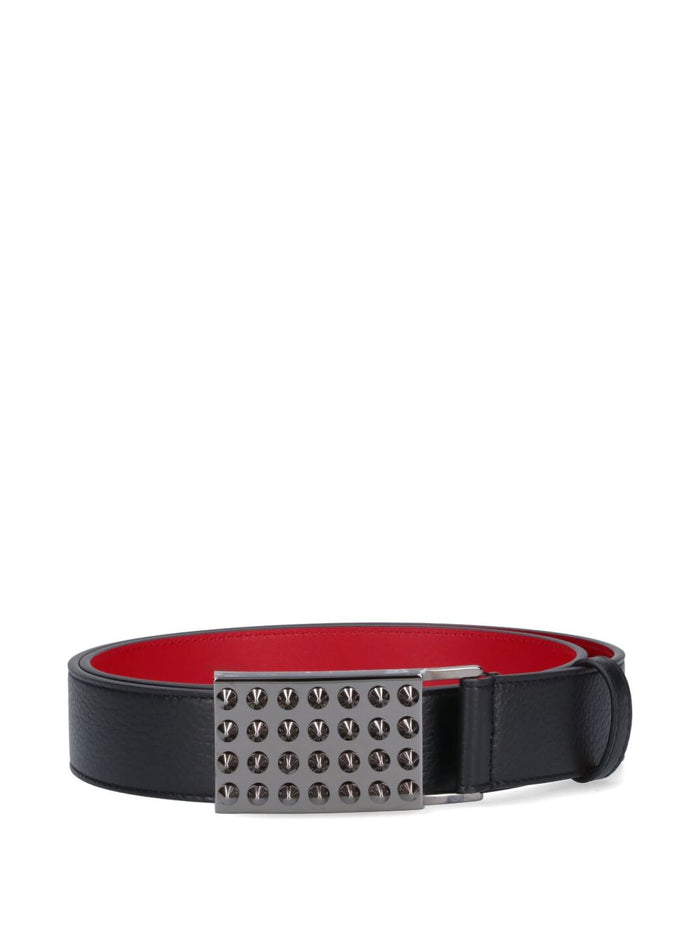 Christian Louboutin Belts Black Calf Leather