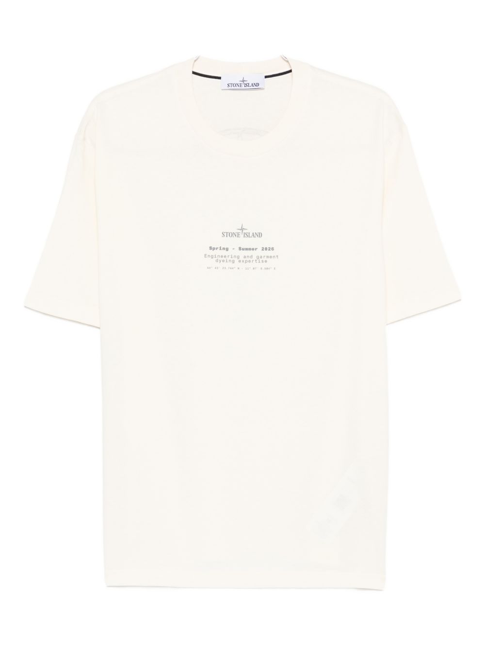 Stone Island T-Shirts And Polos Ivory Cotone