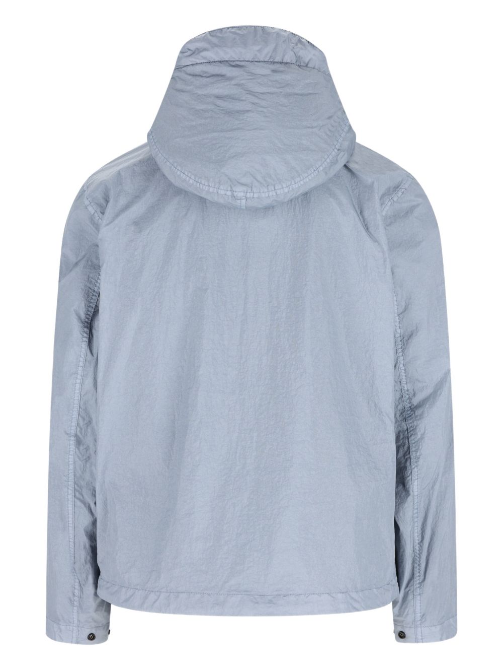 Stone Island Coats Clear Blue Resina Poliuretanica