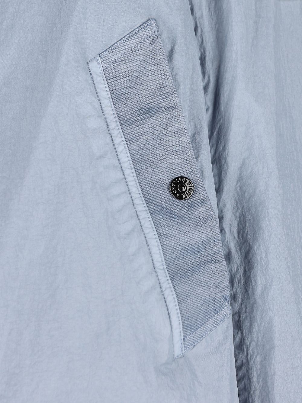 Stone Island Coats Clear Blue Resina Poliuretanica