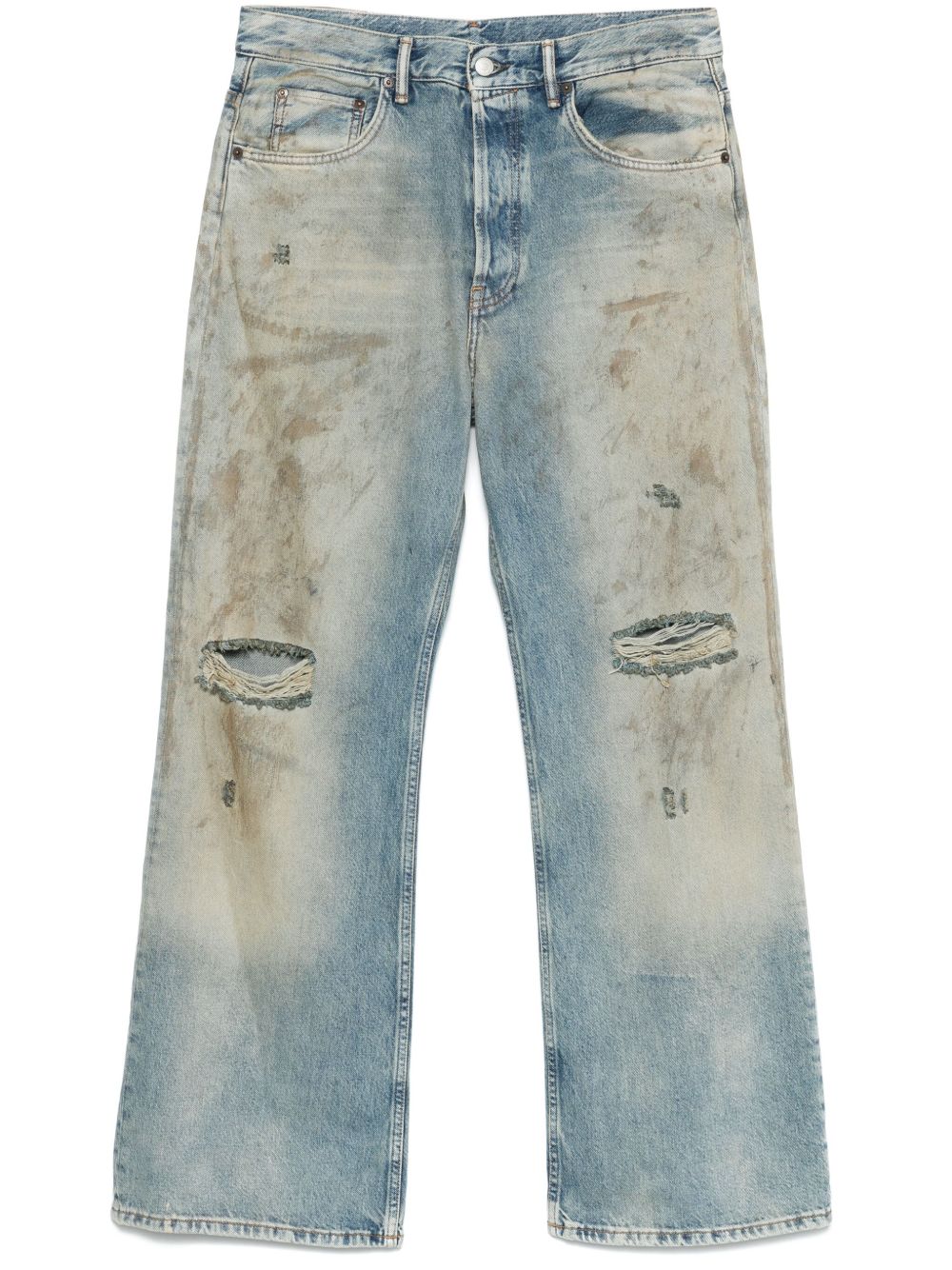 Acne Studios Jeans Blue Calf Leather