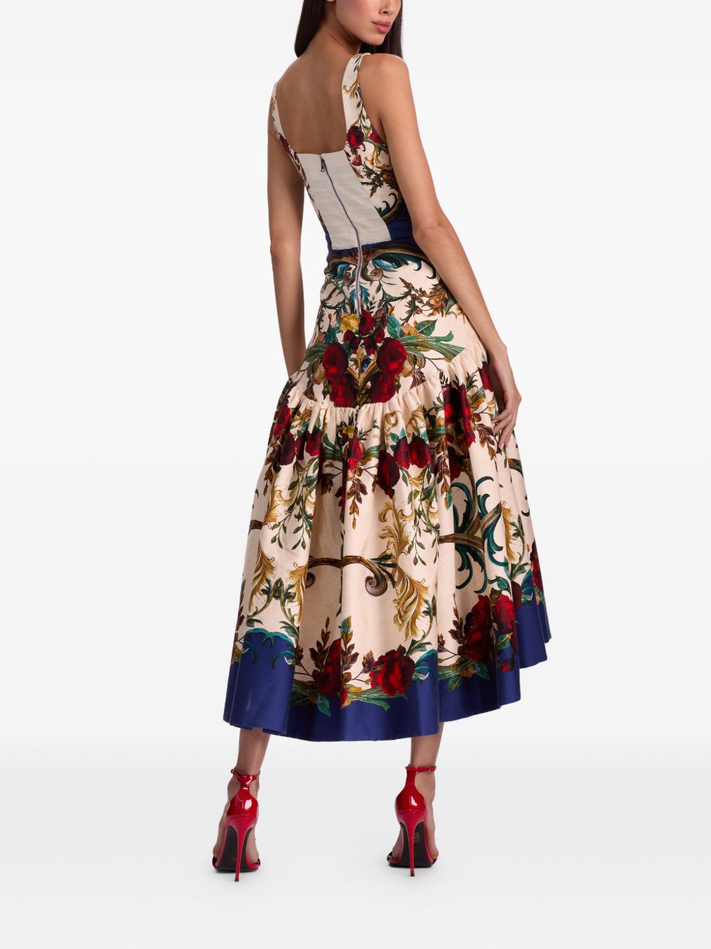 Alice + Olivia Dresses Blue Cotton