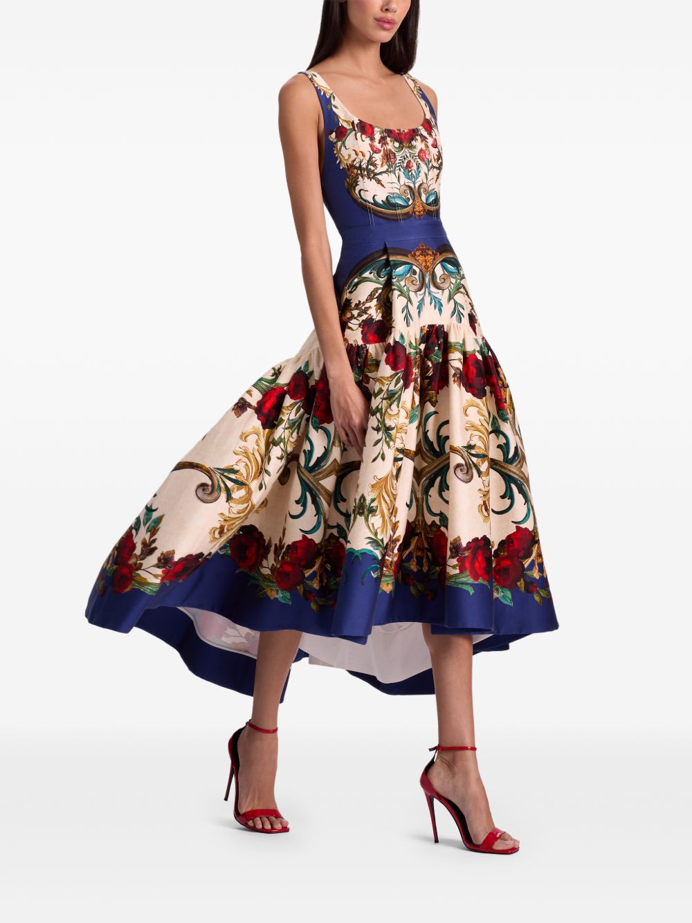 Alice + Olivia Dresses Blue Cotton
