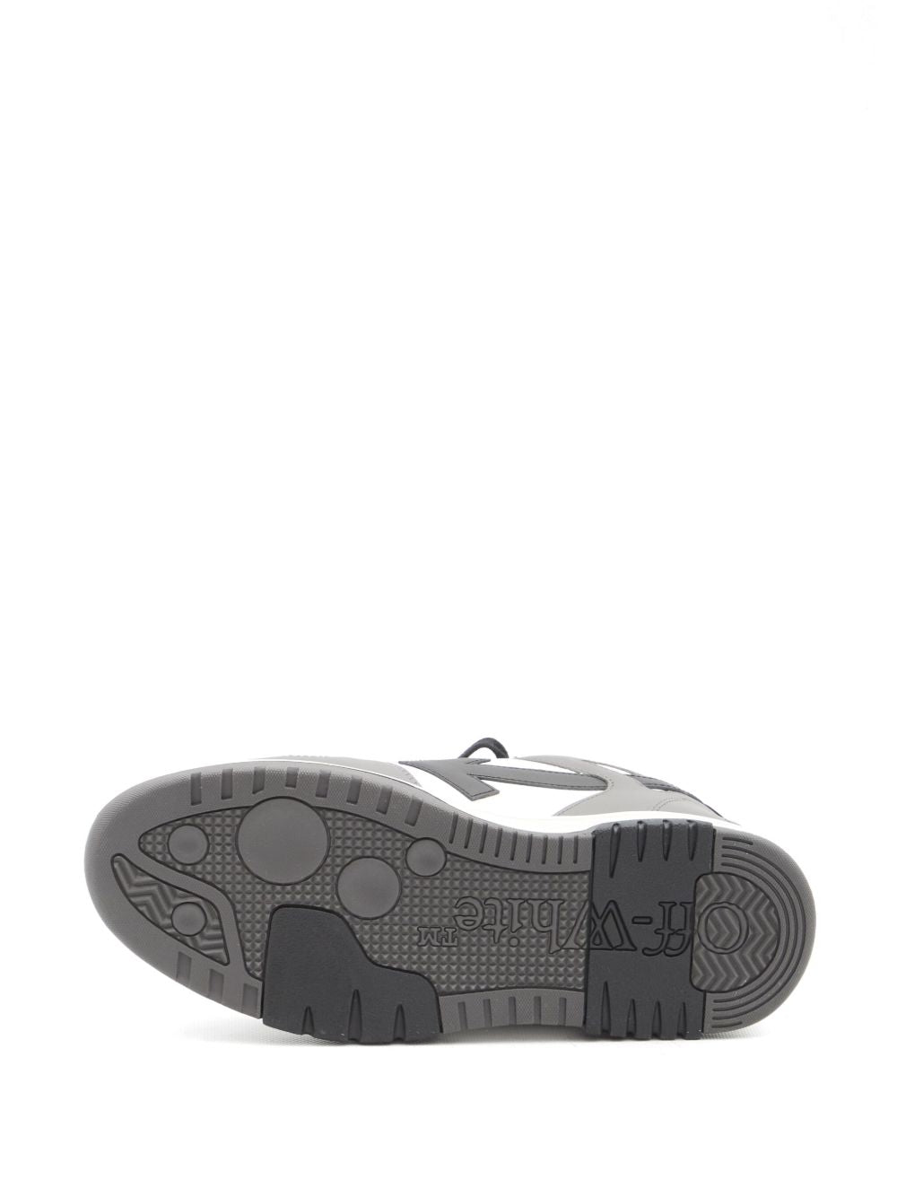Off White Sneakers Grey Calf Leather