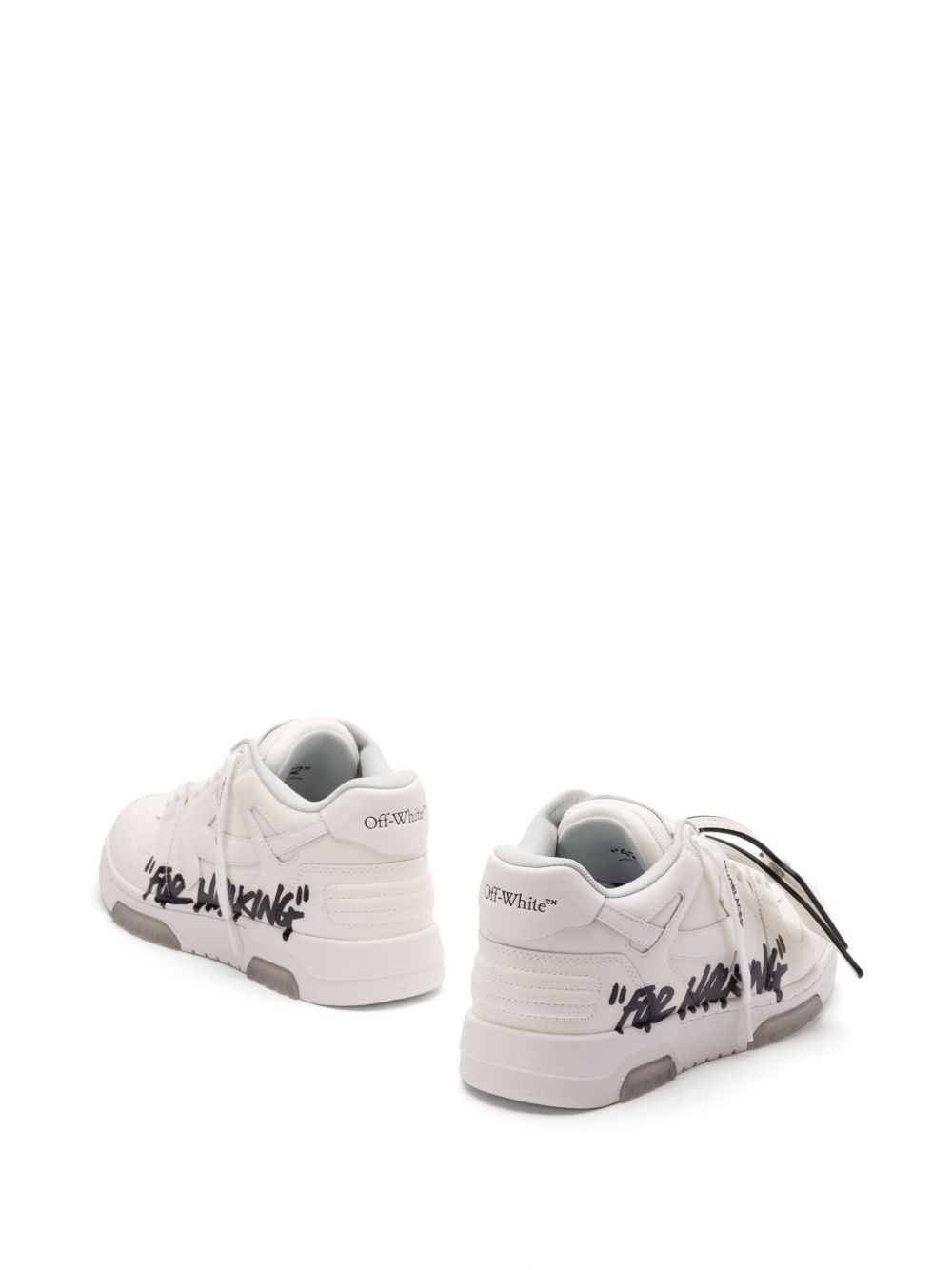 Off White Sneakers Leather 100 %