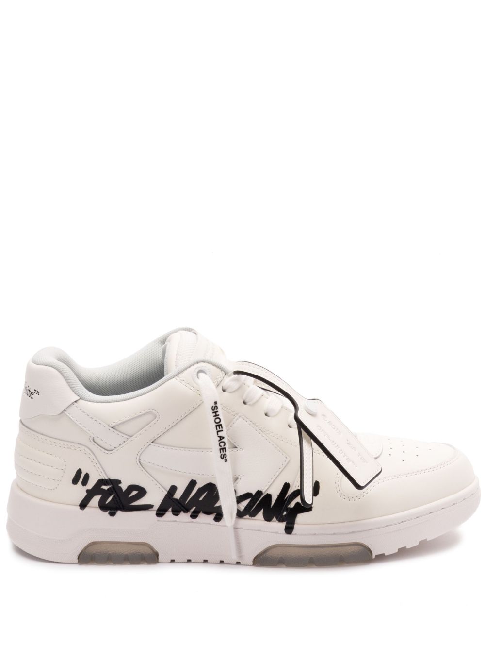 Off White Sneakers Leather 100 %