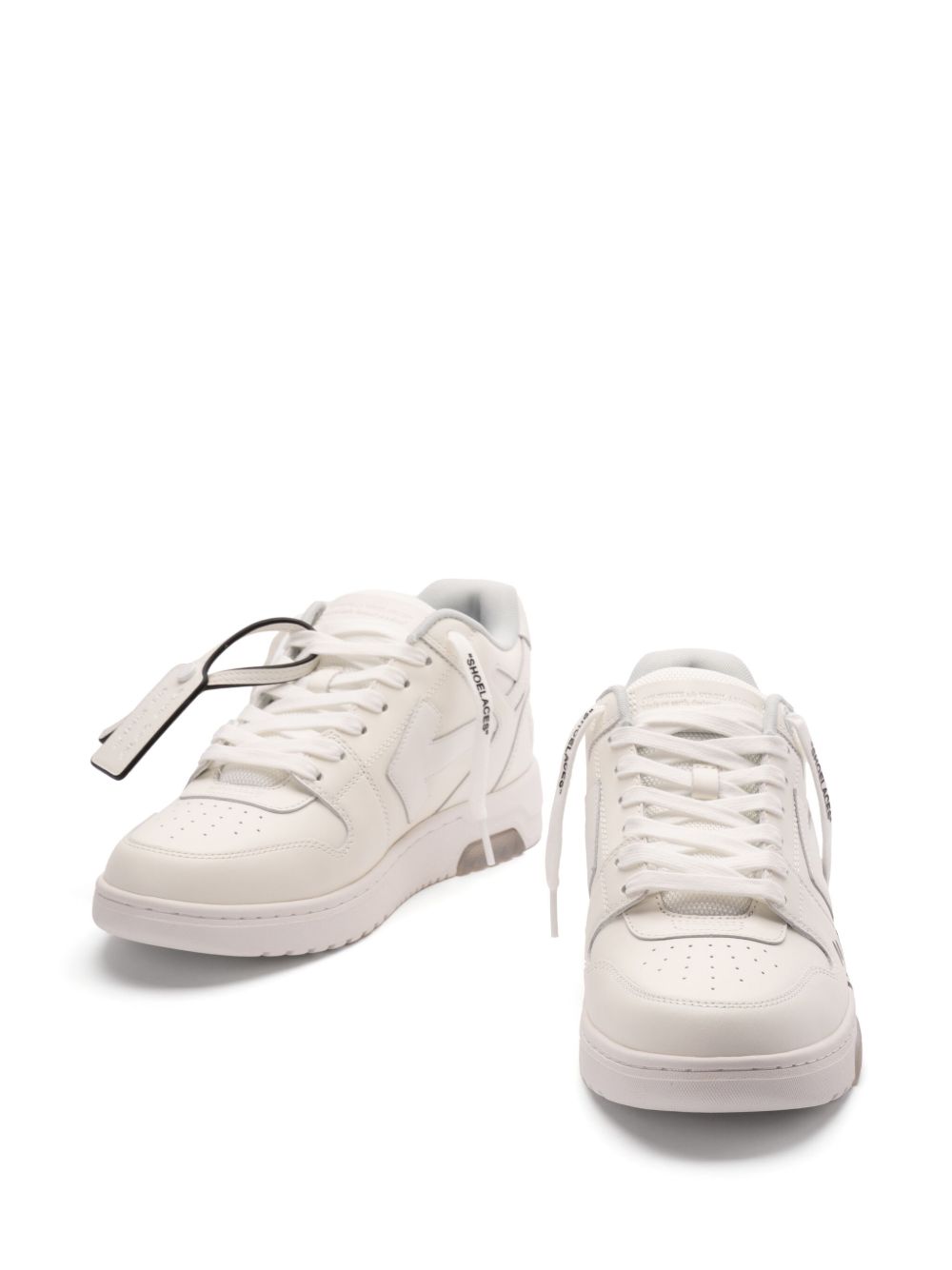 Off White Sneakers Leather 100 %