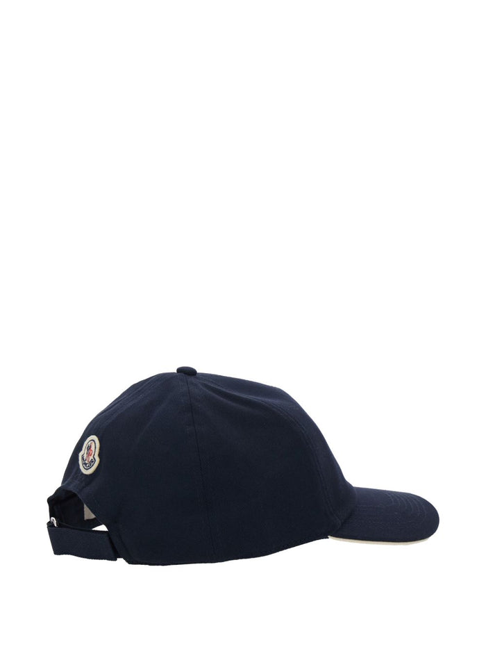 Moncler Hats Blue Cotton