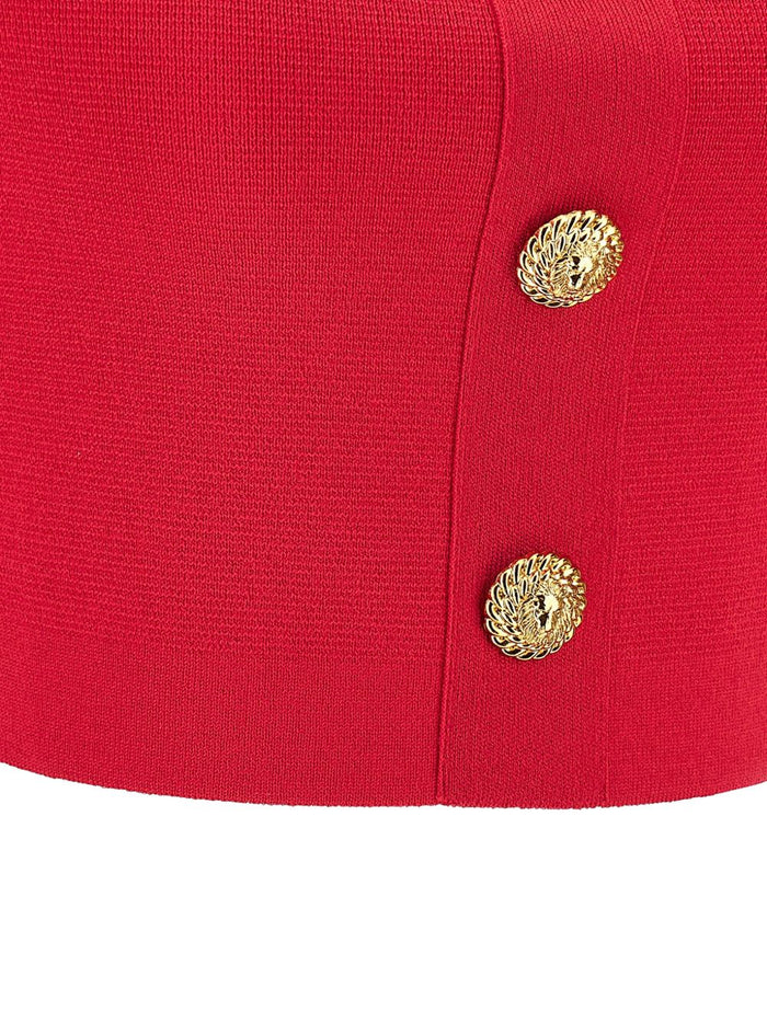 Balmain Top Fuchsia Viscose