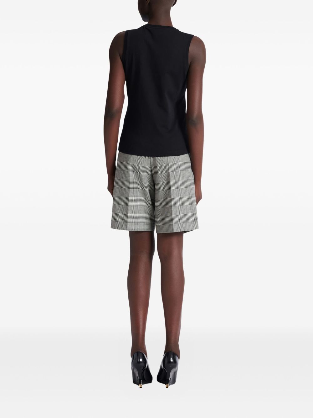 Balmain Top Black Organic Cotton