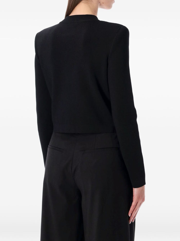 Balmain Sweaters Black Fabric