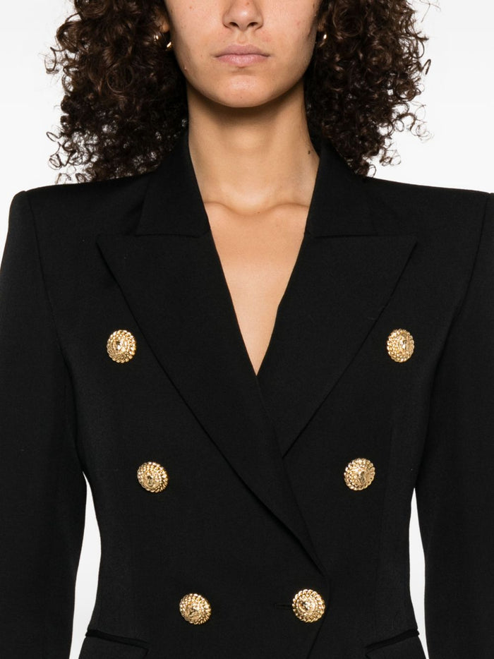Balmain Jackets Black Virgin Wool