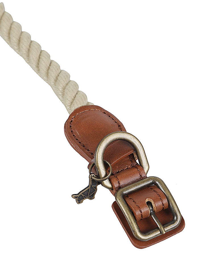 POLDO DOG COUTURE Lifestyle Beige Leather 100 %