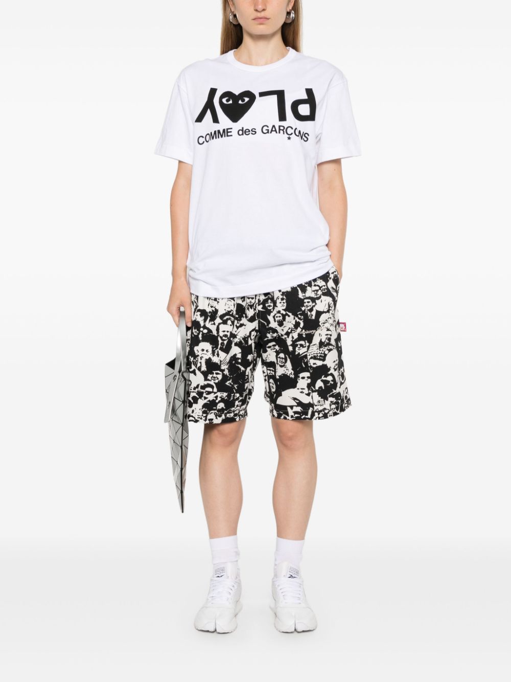 Comme des Garcons T-shirts and Polos White Natural (veg)->cotton100.0 %