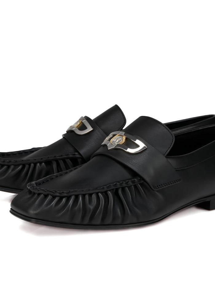 Christian Louboutin Flat shoes Black Lambskin