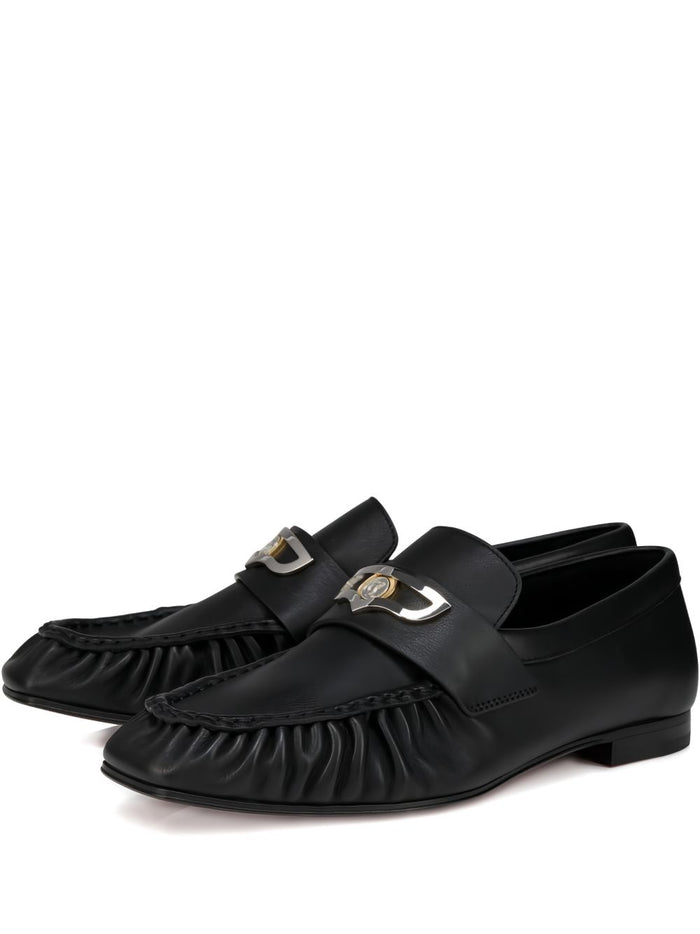Christian Louboutin Flat shoes Black Lambskin