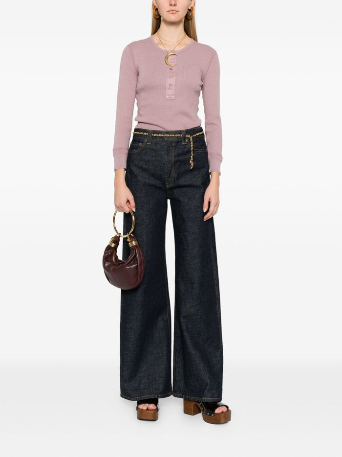 Chloè Sweaters Lilac Cotton