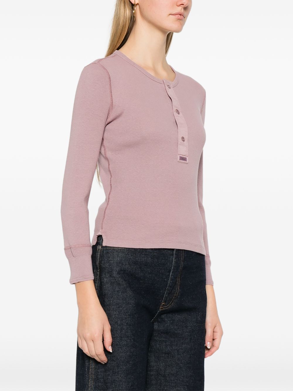 Chloè Sweaters Lilac Cotton