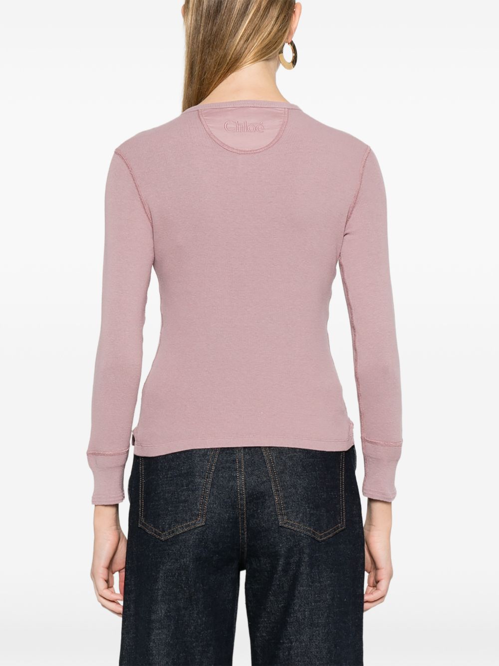 Chloè Sweaters Lilac Cotton