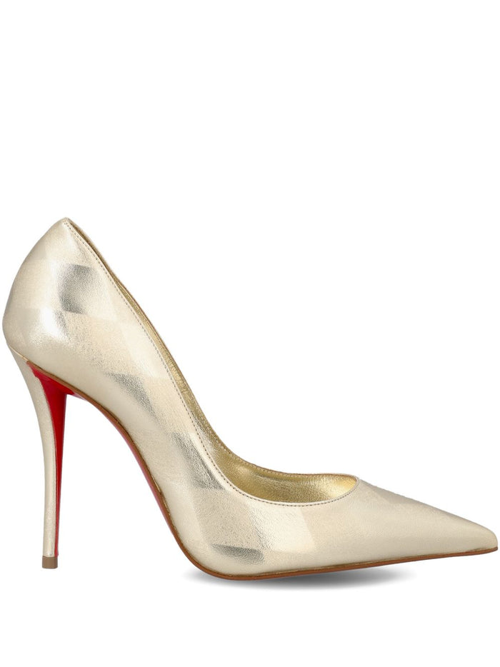 Christian Louboutin With Heel Grey Outer: Nappa Leather