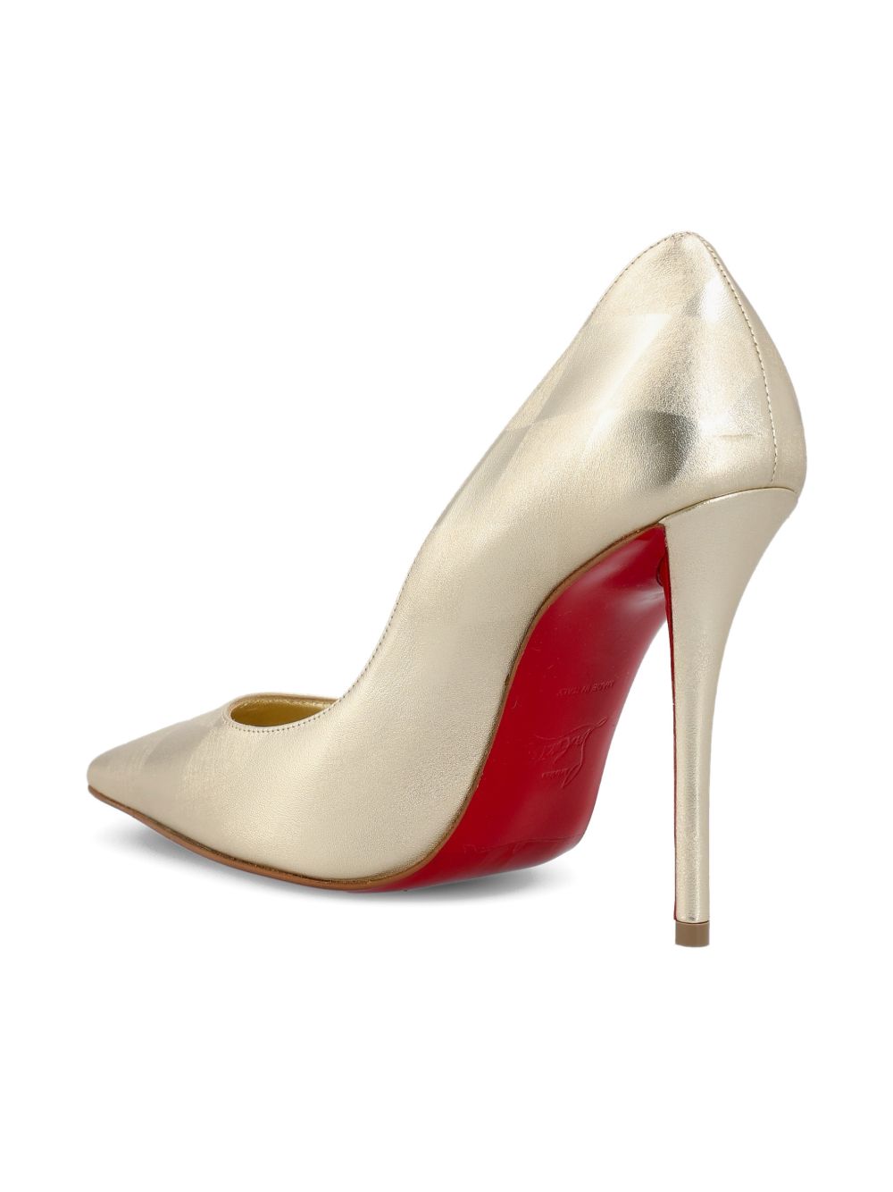 Christian Louboutin With Heel Grey Outer: Nappa Leather