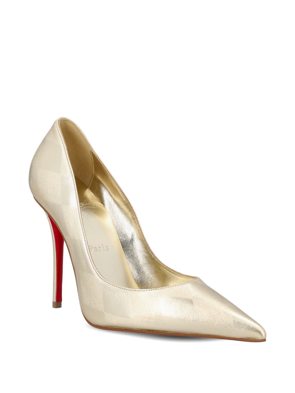 Christian Louboutin With Heel Grey Outer: Nappa Leather