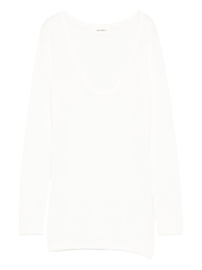 LISA YANG Sweaters White Cotton Cashmere