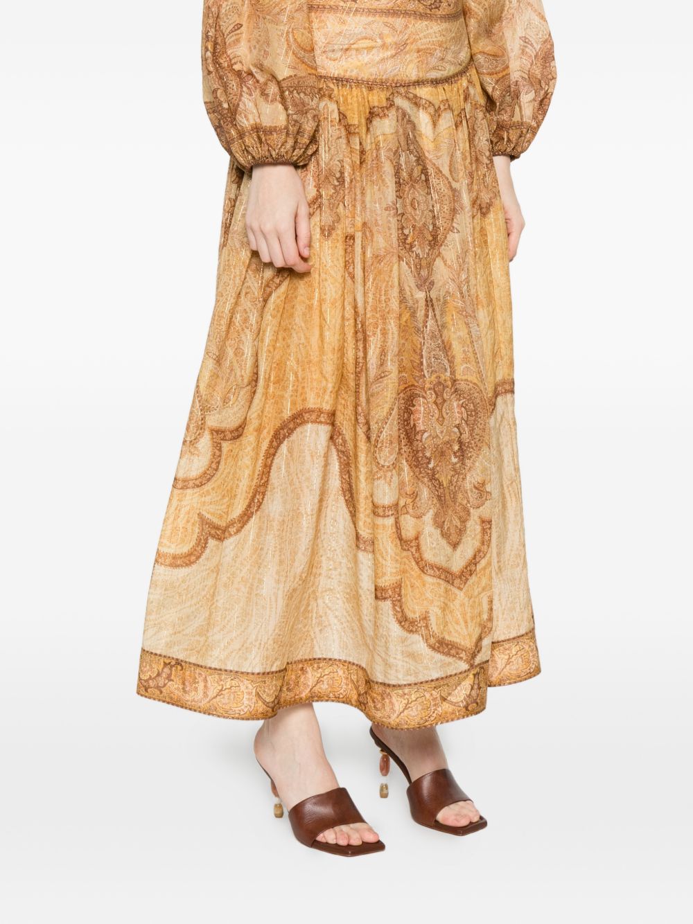 Zimmermann Skirts Beige