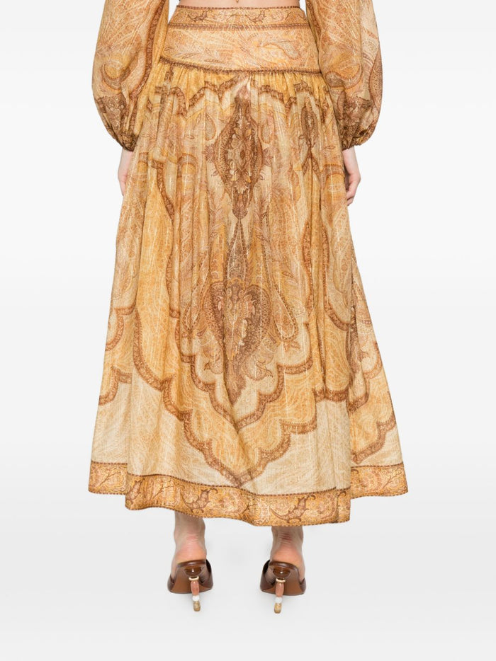 Zimmermann Skirts Beige