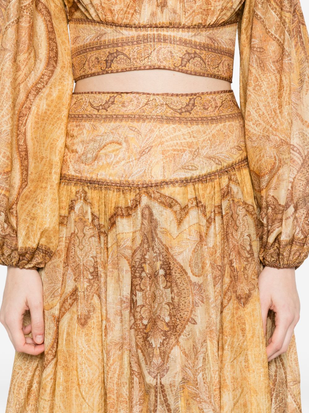 Zimmermann Skirts Beige