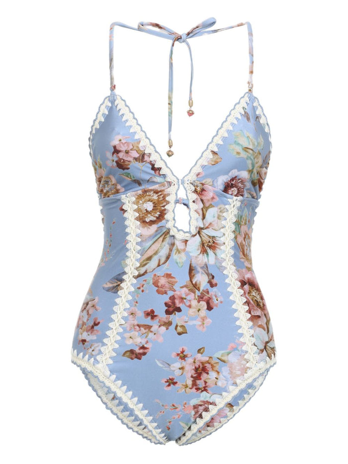 Zimmermann Sea clothing Clear Blue Polyamide Elastane