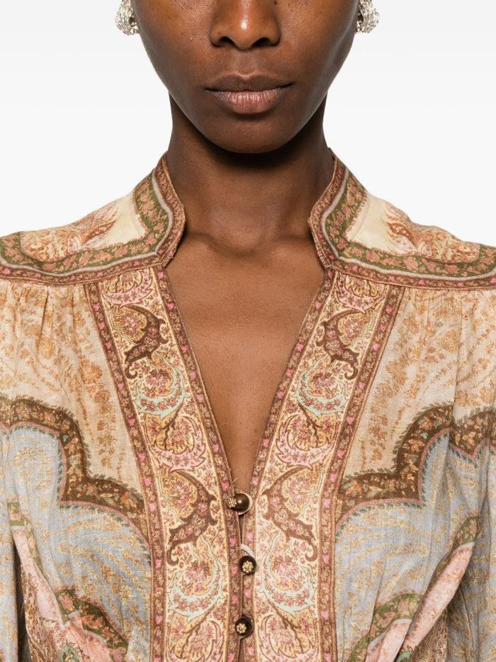 Zimmermann Dresses Beige Linen