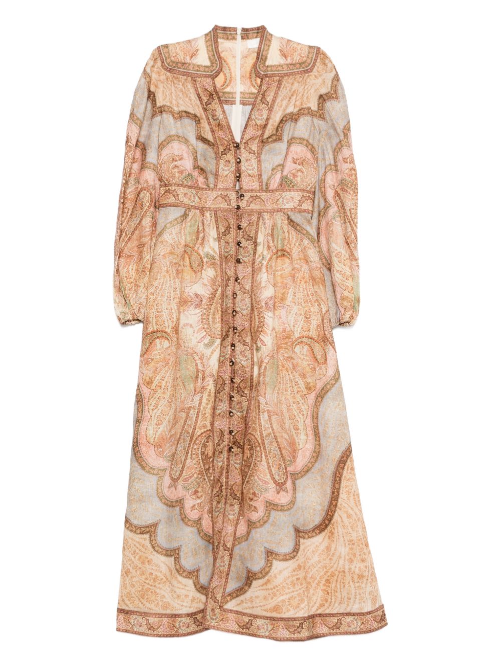 Zimmermann Dresses Beige Linen