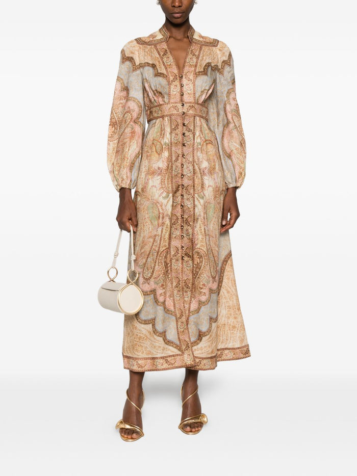 Zimmermann Dresses Beige Linen