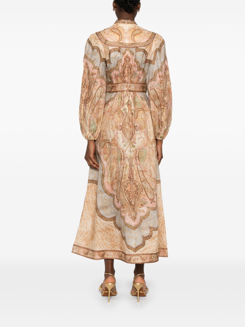 Zimmermann Dresses Beige Linen