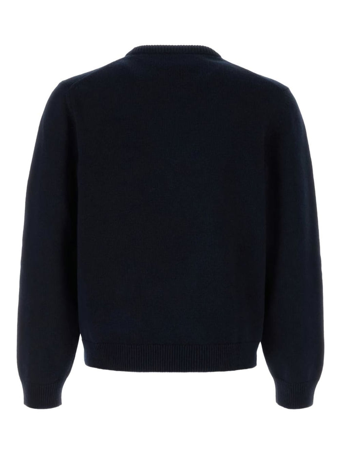 Gucci Sweaters Blue Wool Mix