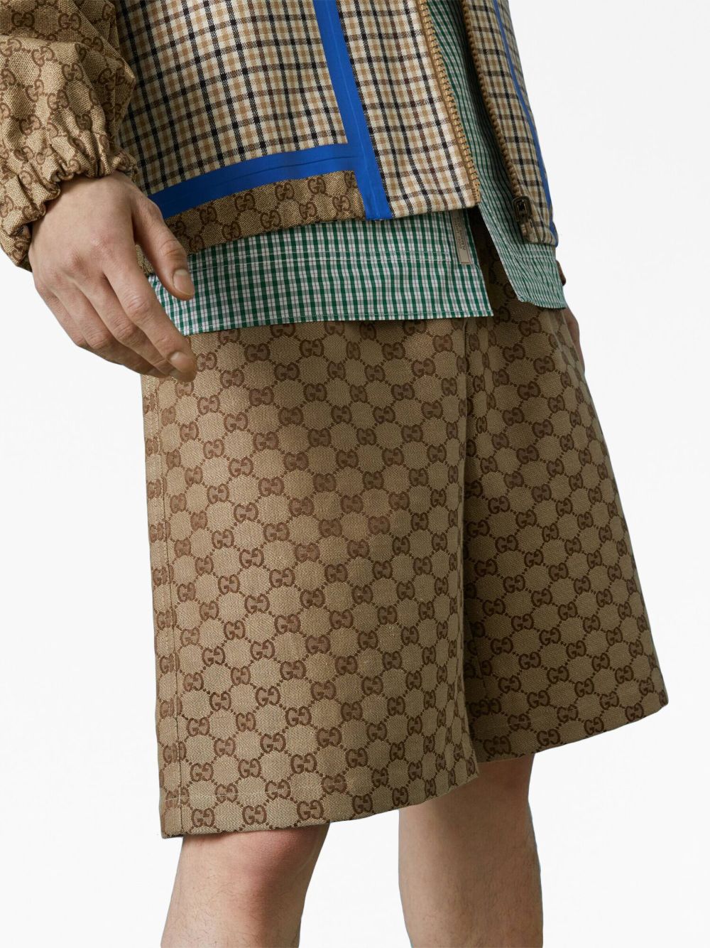 Gucci Shorts Camel Cotton